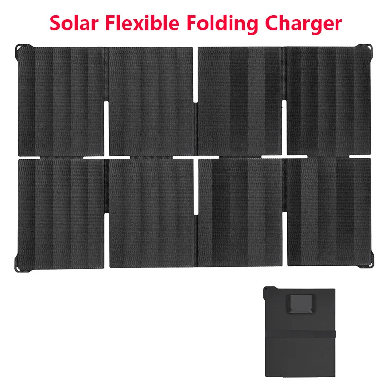 Solar Charger Panel Foldable - 高効率80W/45Wポータブル折りたたみ式ソーラーチャージャーDC USB-A Type-Cポート搭載ソーラーパネル、電源ステーション、携帯電話、キャンプ、ハイキング用