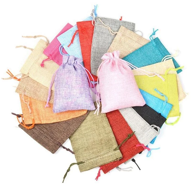 Linen Bag Bulk - 50 ピース/ロット 7 × 9 9