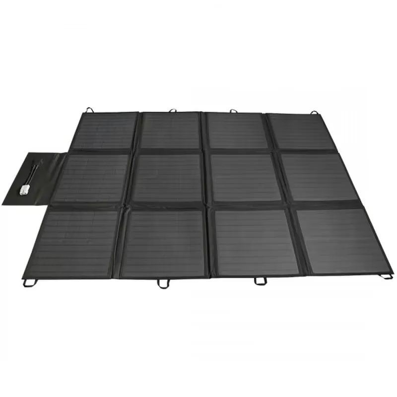 Solar Charger Panel Foldable - ポータブルソーラーパネル充電器 キャンプ用ソーラーブランケットシステム 防水 エネルギー貯蔵 折りたたみ式ソーラーパネル 折り畳み式