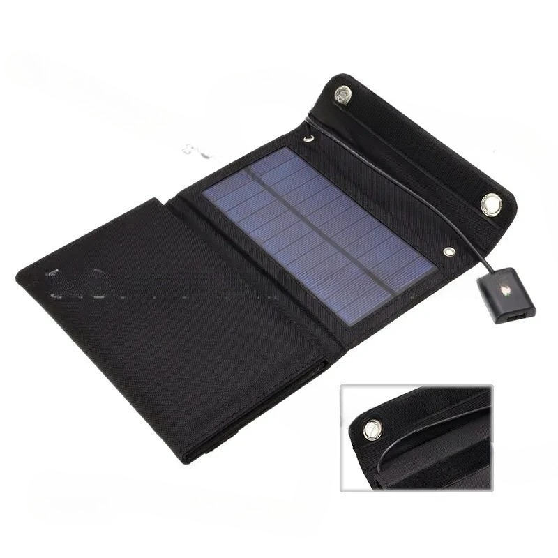 25W 5V ソーラーフォールディングバッグ 防水 緊急用  - Solar Charger Panel Foldable のレビューと価格