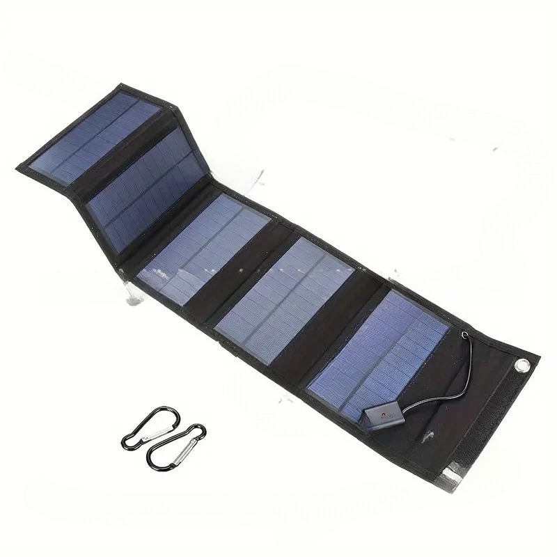 25W 5V ソーラーフォールディングバッグ 防水 緊急用  - Solar Charger Panel Foldable のレビューと価格