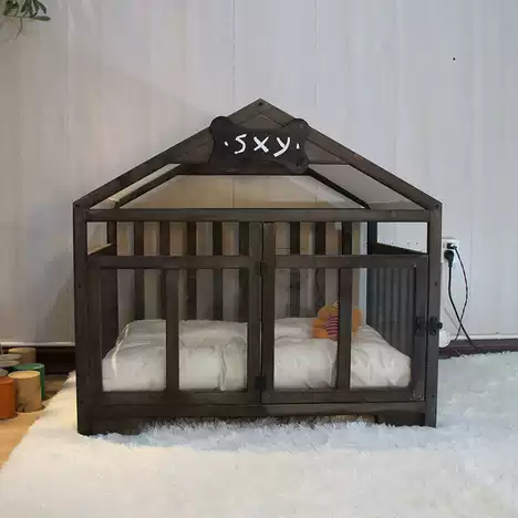 モダンで豪華な室内犬小屋、カスタマイズ可能な木製デザイン、リ - Sustainable Living Design のレビューと価格