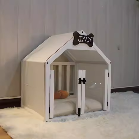 モダンで豪華な室内犬小屋、カスタマイズ可能な木製デザイン、リ - Sustainable Living Design のレビューと価格