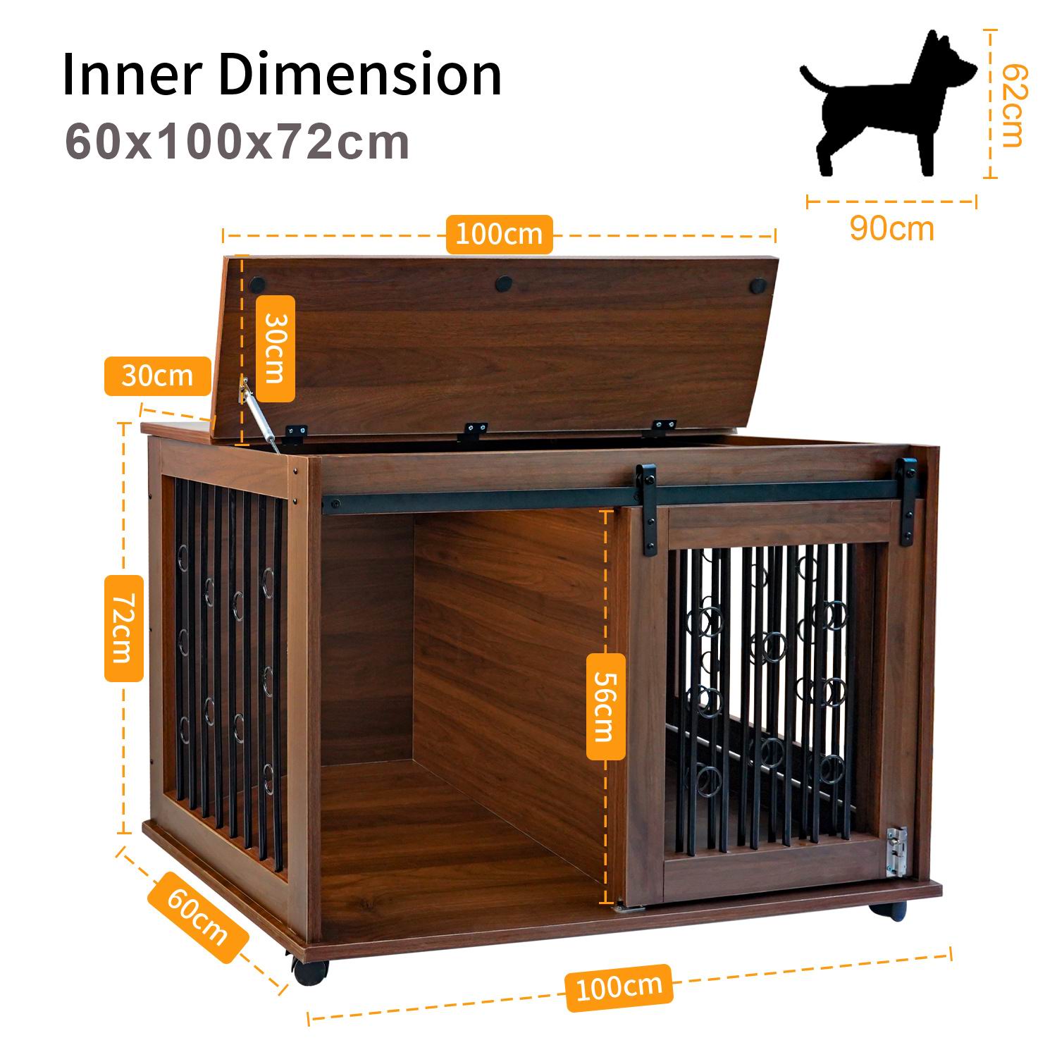 調節可能な全天候型木製犬小屋（大型犬種用）リビングルーム向け - Sustainable Living Design のレビューと価格