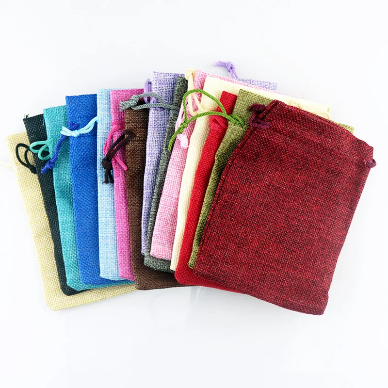 50 ピース/ロット 7 × 9 9 × 12 10 × 1 - Linen Bag Bulk のレビューと価格