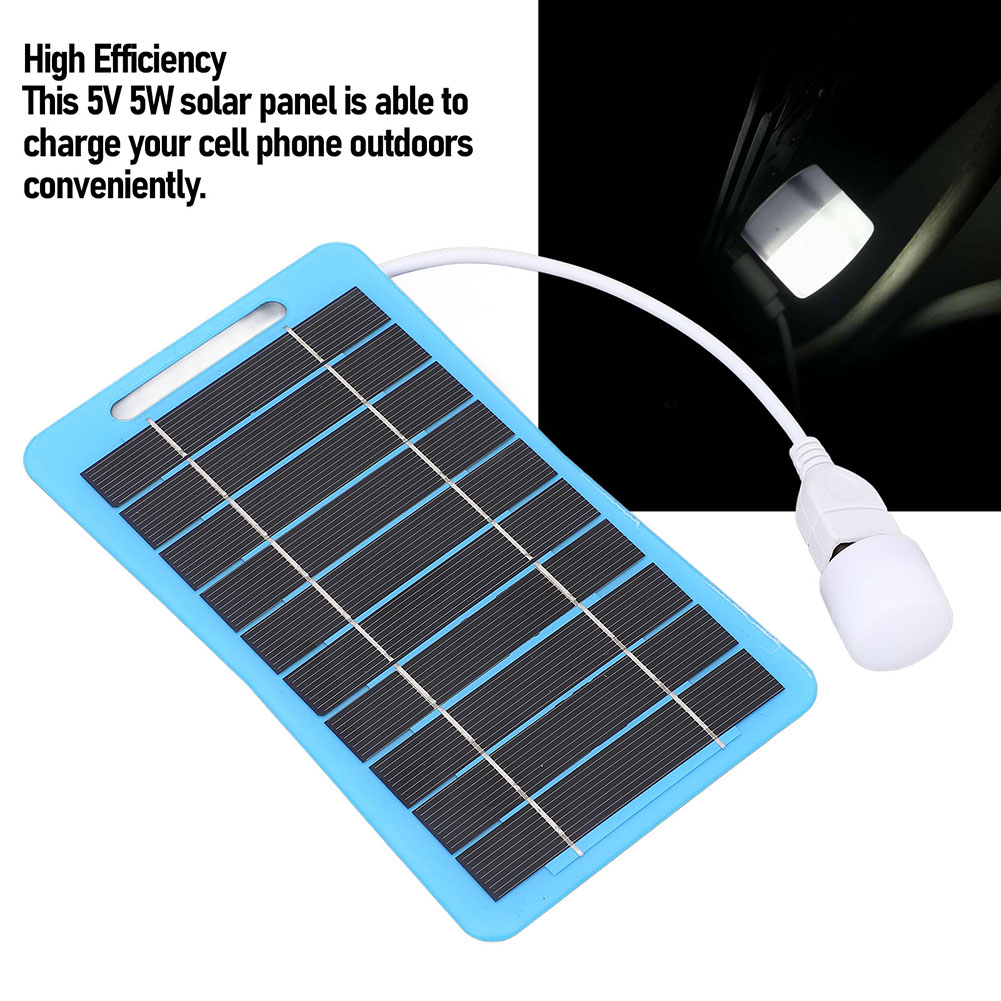 多結晶シリコンソーラーパネル 5W5V USB 防水屋外バッ - Solar Charger Panel Foldable のレビューと価格