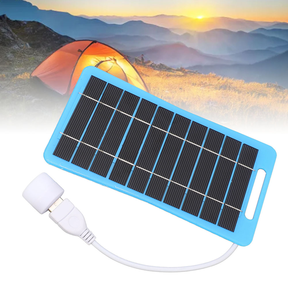 多結晶シリコンソーラーパネル 5W5V USB 防水屋外バッ - Solar Charger Panel Foldable のレビューと価格