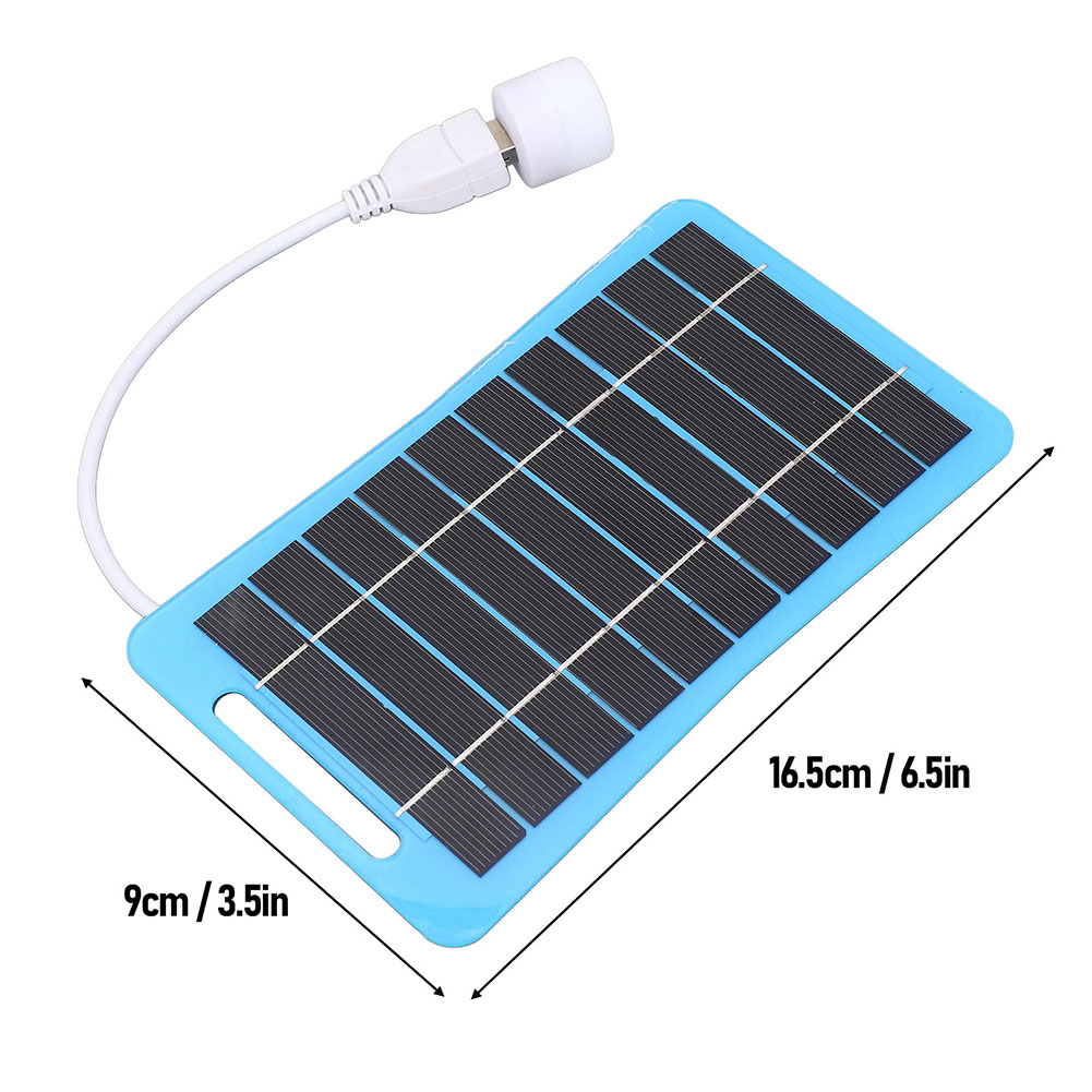 多結晶シリコンソーラーパネル 5W5V USB 防水屋外バッ - Solar Charger Panel Foldable のレビューと価格