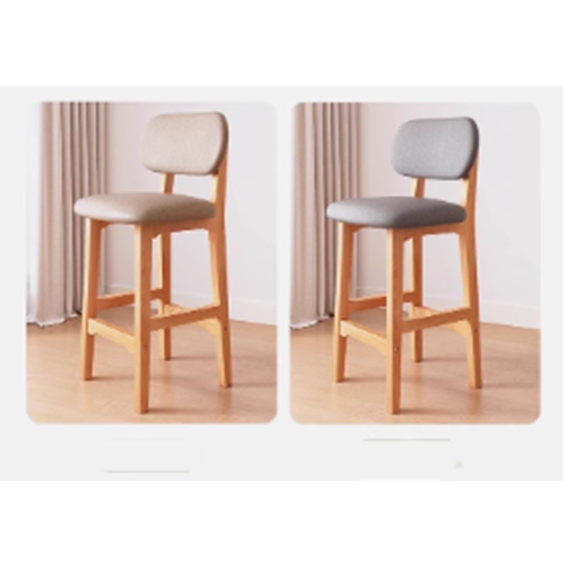バックキッチンバースツール ブラック モダン グレー ウッド - Sustainable Living Design のレビューと価格
