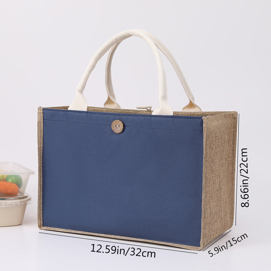 メンズ大容量リネントートバッグショルダーバッグ通勤用ハンドバ - Linen Bag Bulk のレビューと価格