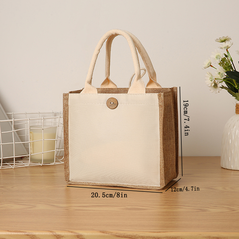 メンズ大容量リネントートバッグショルダーバッグ通勤用ハンドバ - Linen Bag Bulk のレビューと価格