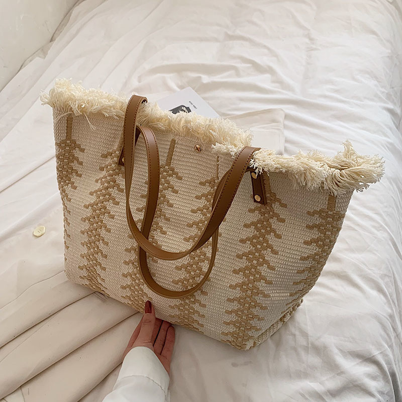 Glmahua-カジュアルなトップハンドルバッグ,大きなトー - Linen Bag Bulk のレビューと価格