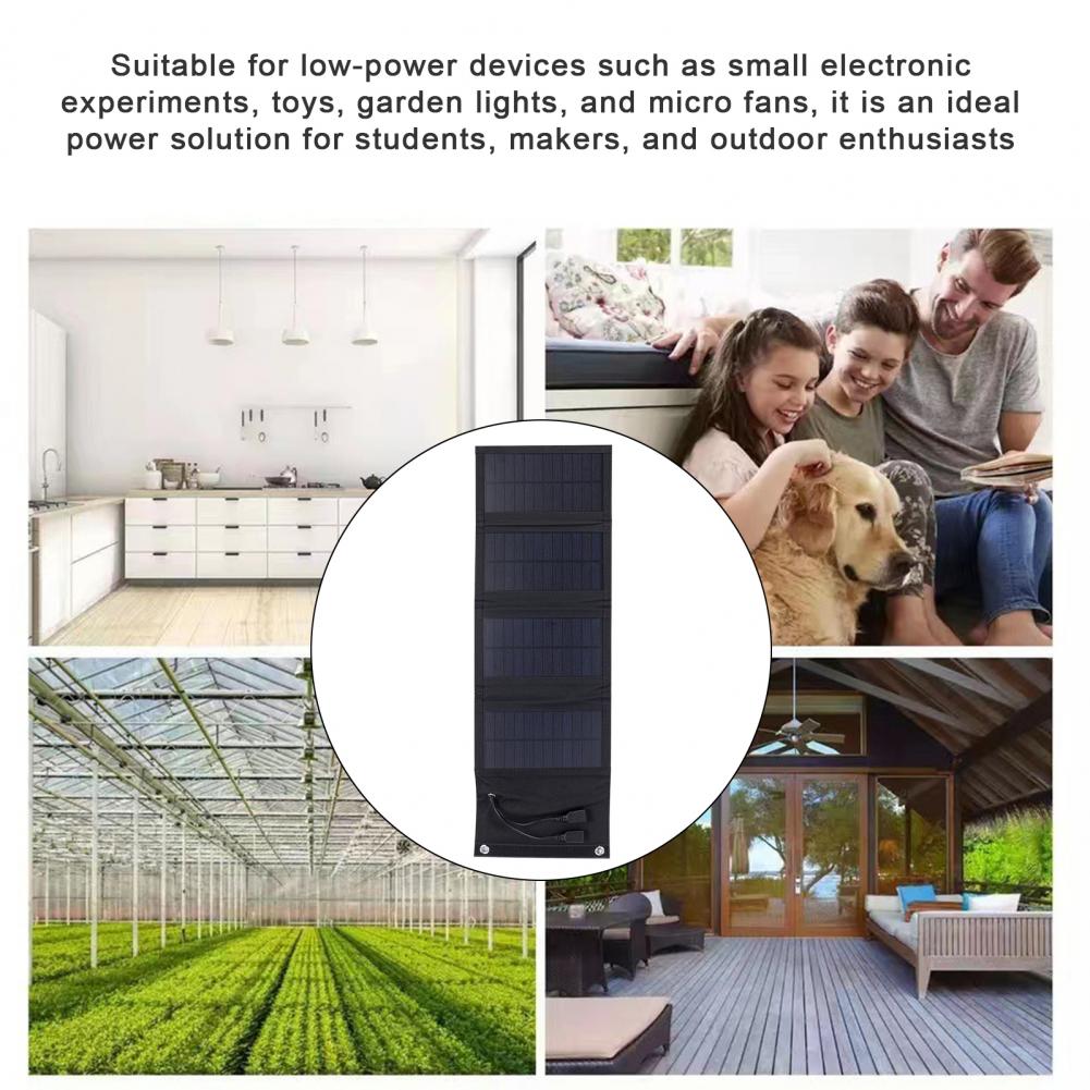 軽量ソーラーパネル 折りたたみ式ソーラーパネル充電器 7w  - Solar Charger Panel Foldable のレビューと価格