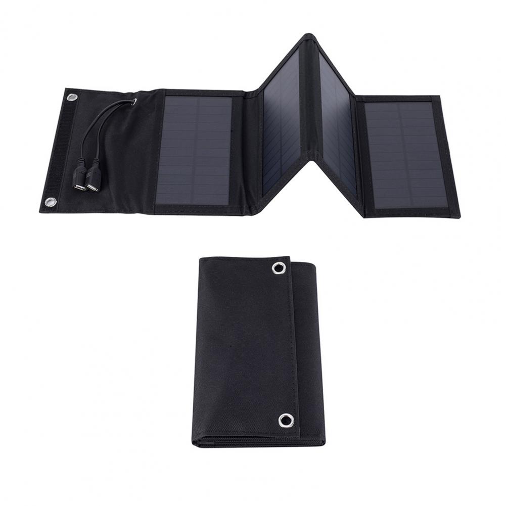 軽量ソーラーパネル 折りたたみ式ソーラーパネル充電器 7w  - Solar Charger Panel Foldable のレビューと価格