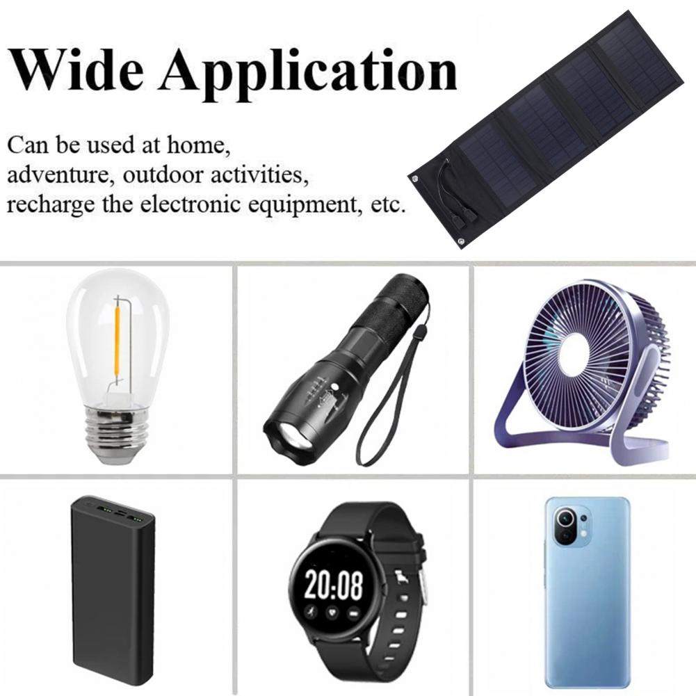 軽量ソーラーパネル 折りたたみ式ソーラーパネル充電器 7w  - Solar Charger Panel Foldable のレビューと価格
