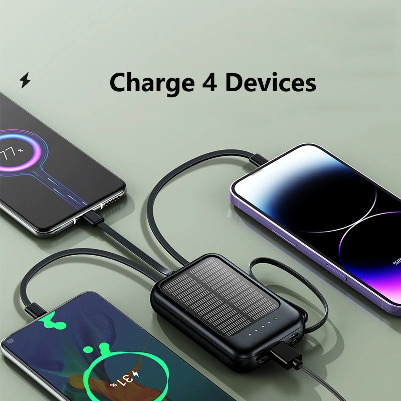 VIVO 50000mAh大容量ソーラーパワーバンク内蔵ケー - Solar Charger Panel Foldable のレビューと価格